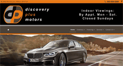 Desktop Screenshot of discoveryplusmotors.com
